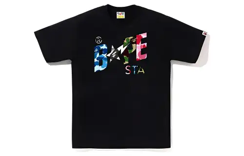 Bape Abc Camo Crazy Bape Sta Logo Tee