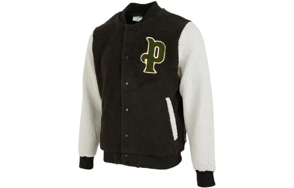 PUMA Jackets Men's Black Baseball Collar Moderate Other