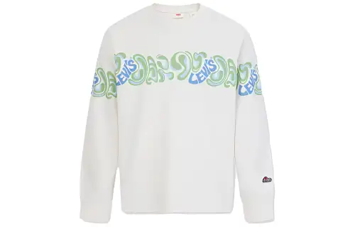 Levis Sweatshirts Men's Ecru Crew Neck Moderate Other