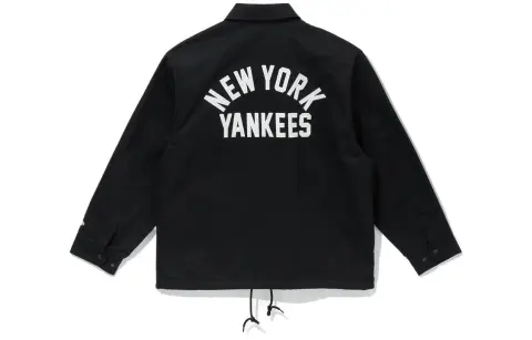 New Era X MLB SS23 NEW YORK YANKEES MLB COACH BLACK JACKET