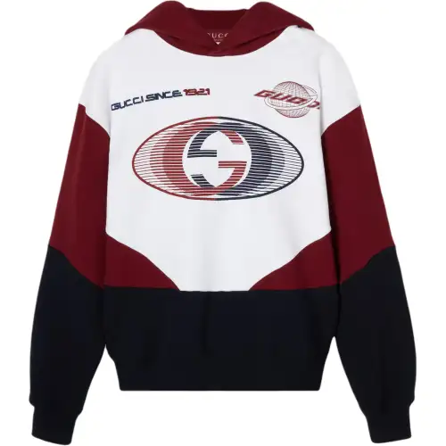 GUCCI Jersey texture Cotton Hoodie