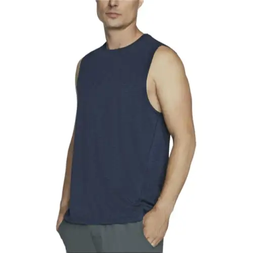 Skechers GO DRI Tank Top Men's Marine Blue