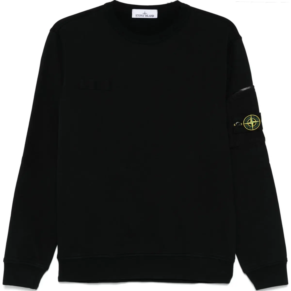 STONE ISLAND Compass Patch Crewneck Sweatshirt