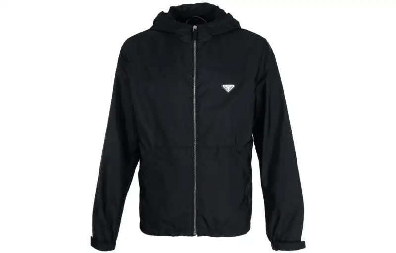 PRADA Re Nylon Jackets & Coats Men's Black