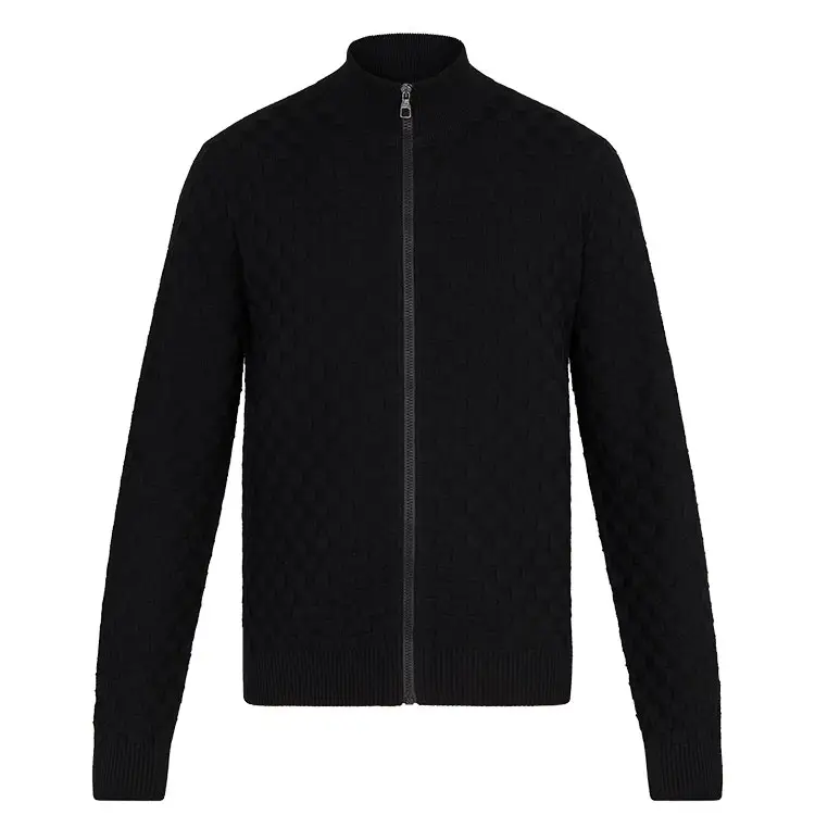 LOUIS VUITTON Damier Signature Zip Through Cardigan