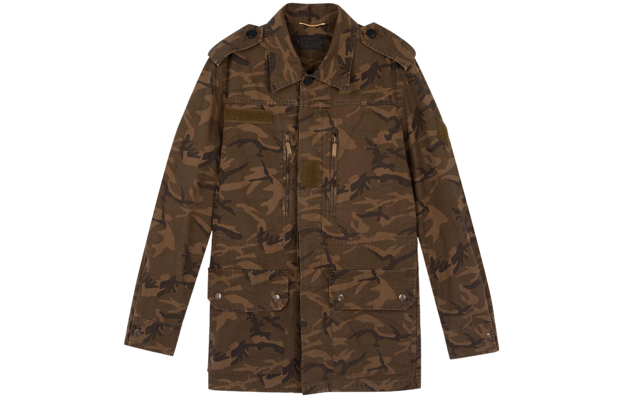 Мужская куртка SAINT LAURENT (коричневая)