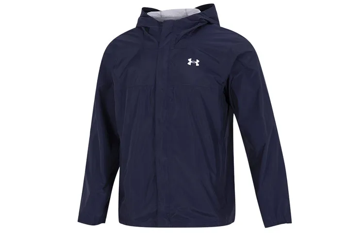 Under Armour Jackets Men's Dark Blue Hooded (Non-detachable) Moderate Straight Fit