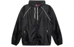 GUCCI Jackets Men's Black Hooded Moderate Other