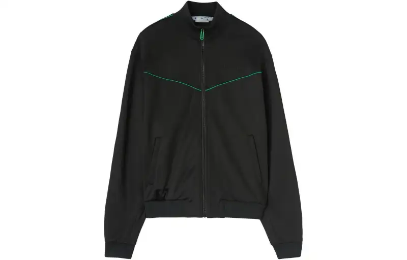 OFF WHITE Logo Embroidered Track Jacket