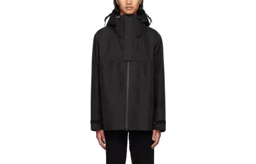 Burberry Jackets Men's Black Hooded Moderate
