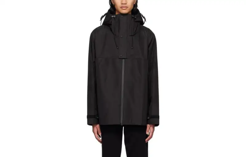 Burberry Jackets Men's Black Hooded Moderate