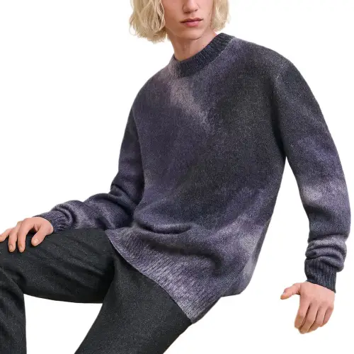 HERMES Knitwear Men's Atropa Purple