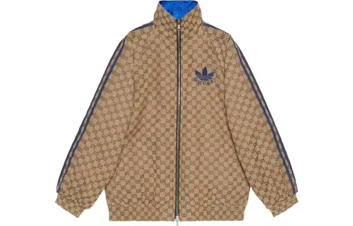 GUCCI x Adidas Originals SS23 Jackets & Coats Men's Brown