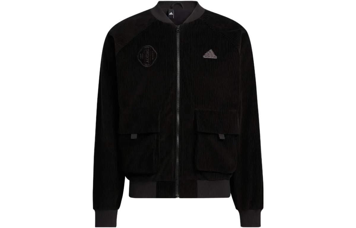 Adidas Jackets Men's Black Collarless Moderate Other