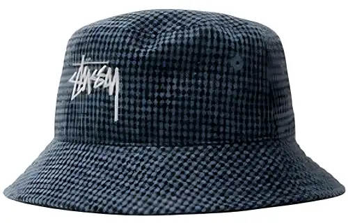 Stussy Wool Check Big Stock Bucket