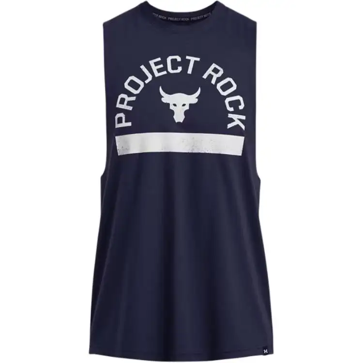 Under Armour ProjectRock Tank Top Men's Midnight Marine Blue