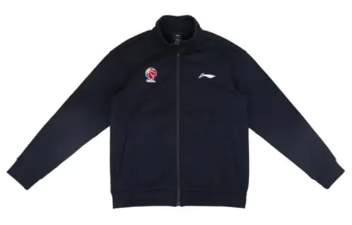 Li Ning Jackets Men's Black Stand Collar Thickened Other