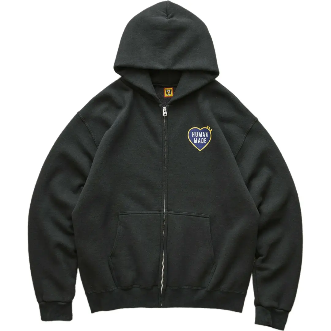 HUMAN MADE Classic Zip Up Hoodie