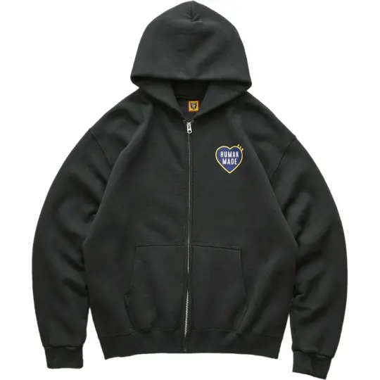 HUMAN MADE Classic Zip Up Hoodie