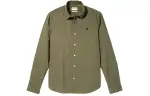 Timberland Shirts Men's Green Pointed Collar Thin Other