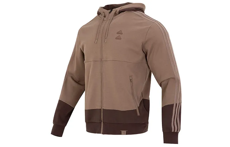 Adidas Jackets Men's Coffee Hooded Moderate Other