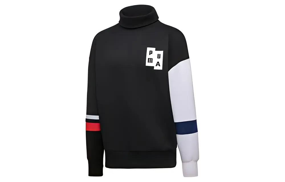 PUMA Sweatshirts Unisex Stand Collar Moderate Straight Fit
