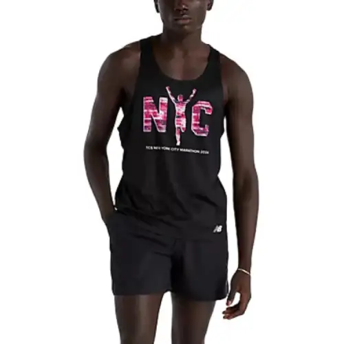 New Balance NYC Marathon FW24 Tank Top Men's Black