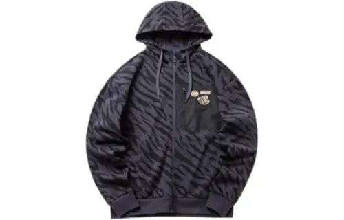 ANTA Jackets Men's Gray Hooded Moderate Other
