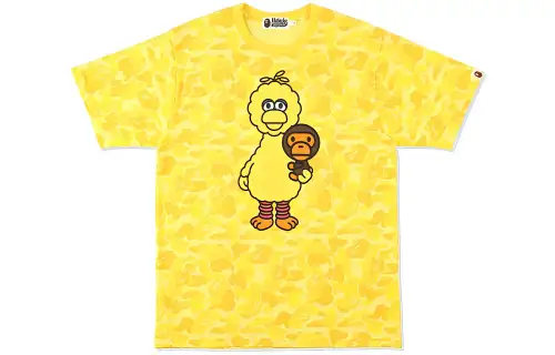 Bape X Sesame Street Abc Camo Tee