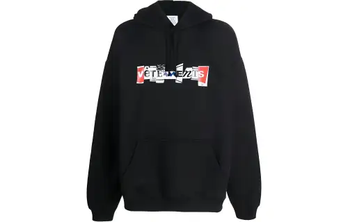 Vetements Mixed Logo Hoodie