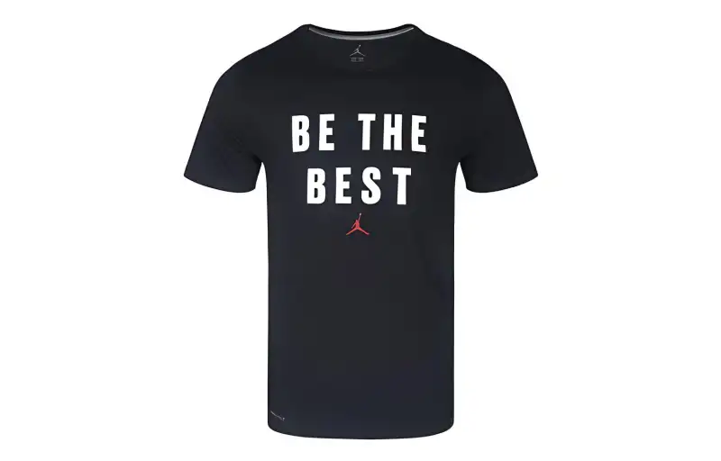 Jordan Air T Shirts Men's Crew Neck Moderate Straight Fit