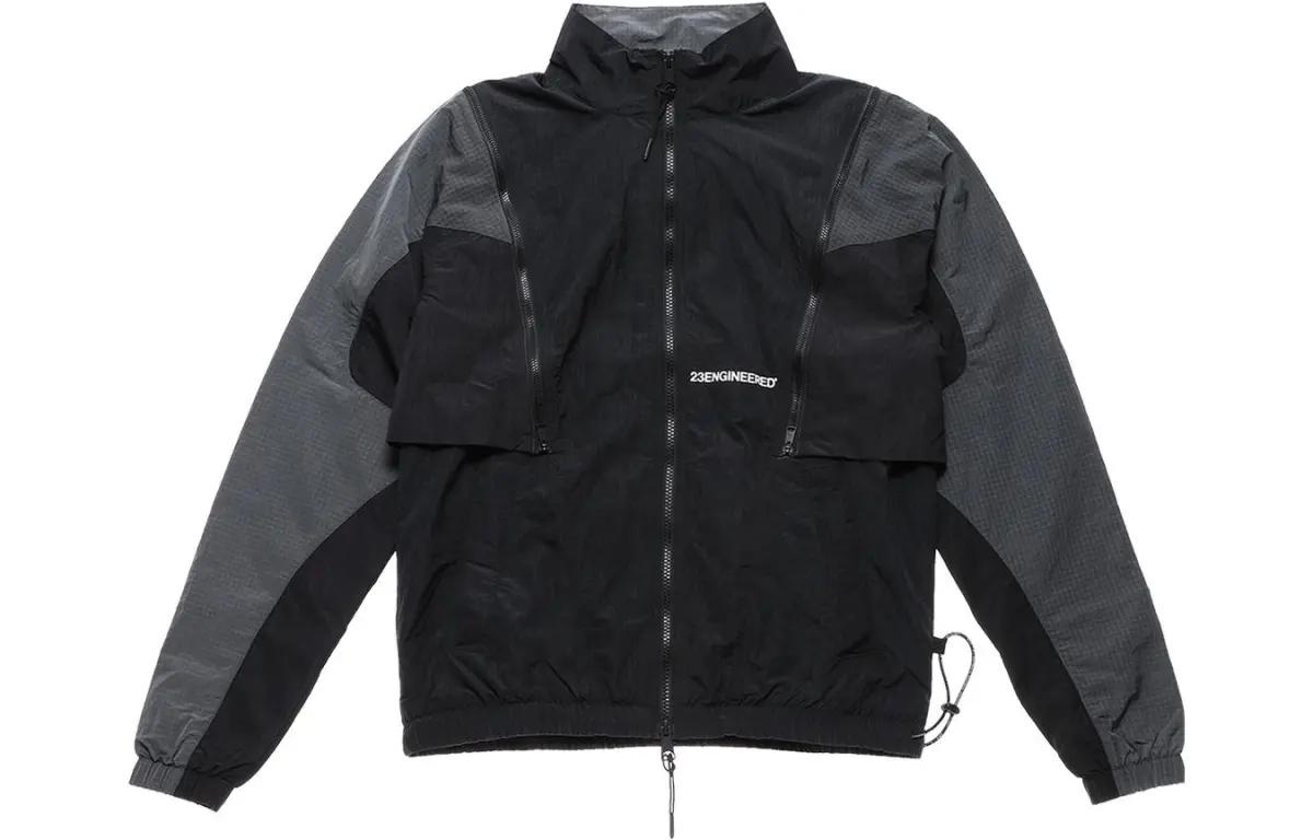 Jordan 23ENG WVN Jackets Men's Black Stand Collar Moderate Other