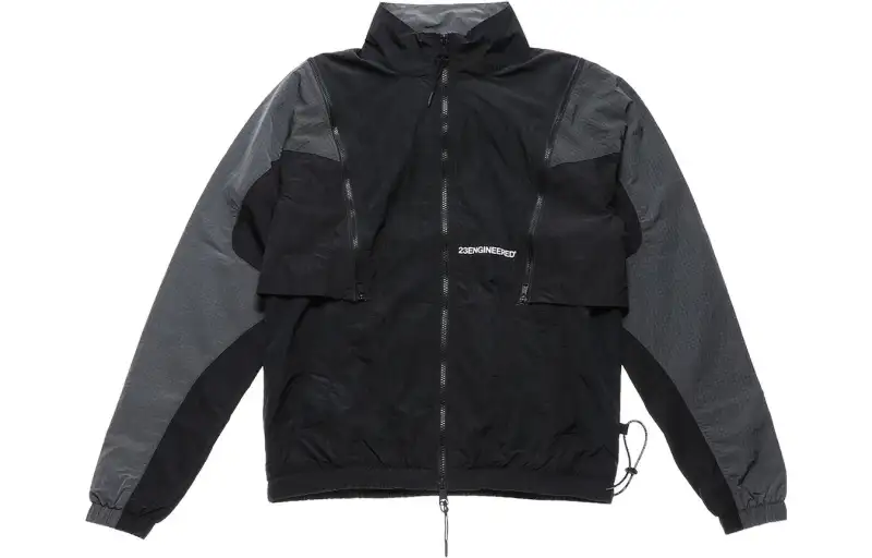 Jordan 23ENG WVN Jackets Men's Black Stand Collar Moderate Other