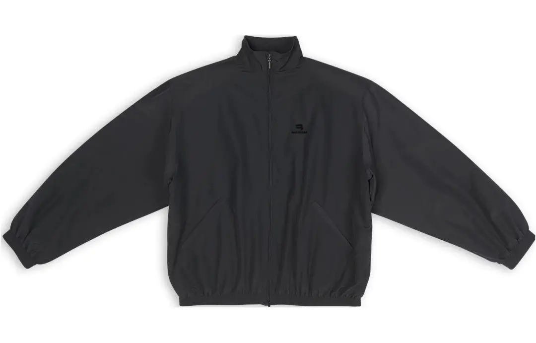 Balenciaga Sporty B Oversized Tracksuit Nylon Jacket