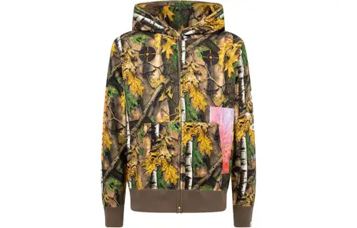 A Bathing Ape Forest Camo Wide full-zip hoodie