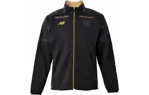 New Balance Jackets Men's Black Stand Collar Moderate Other