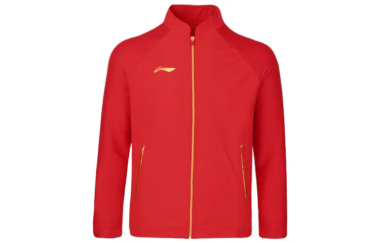 Li Ning Table Tennis Collection Jacket Men's Sample Magenta