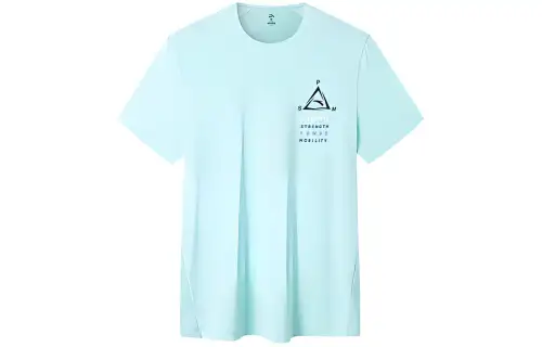 Anta SS22 T Shirt Men's Ice Blue Green