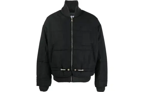 DIESEL Front Zip Padded Bomber Jacket