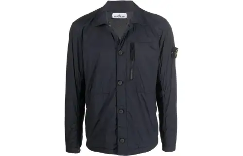STONE ISLAND Jackets Men's Black Lapel Moderate Other