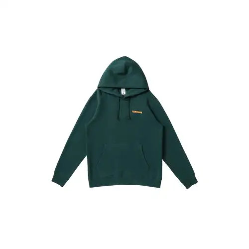 Converse BACK PRINT SWEAT HOODIE Sweatshirt Men's Dark Green