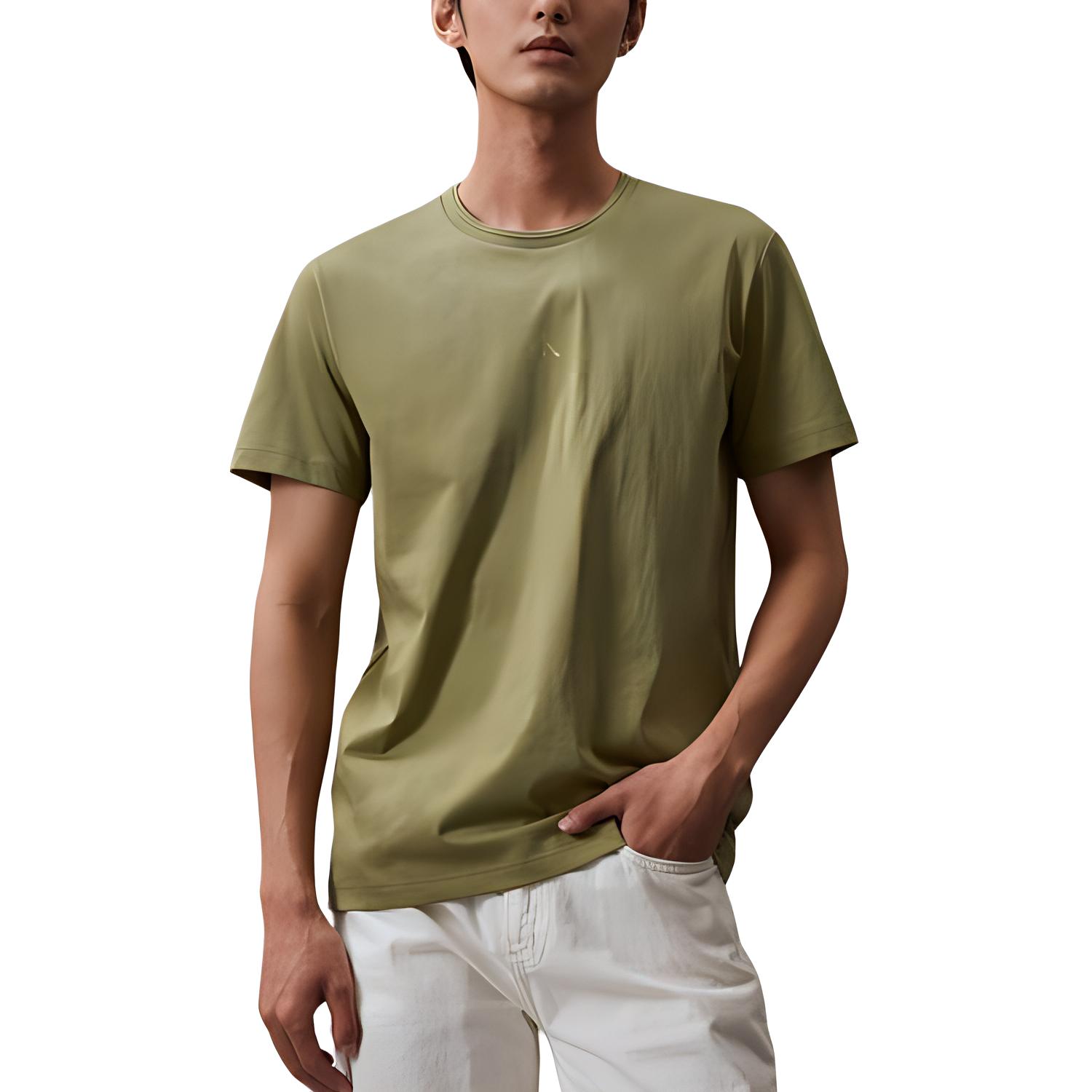 Мужская футболка Calvin Klein Jeans Solid T-Shirt (зеленая)