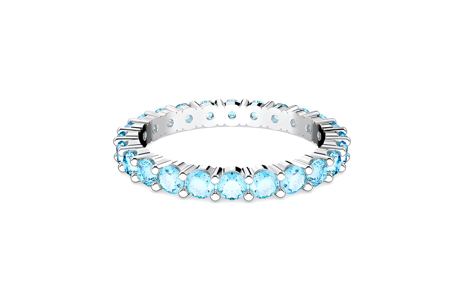 Женское кольцо Swarovski Matrix (синее)