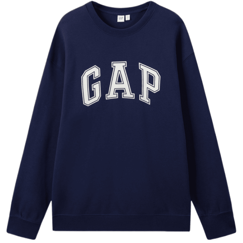 Худи GAP С буквенным принтом (серое)