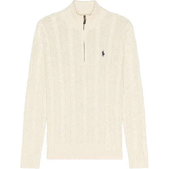 Polo Ralph Lauren cable-knit quarter-zip sweater
