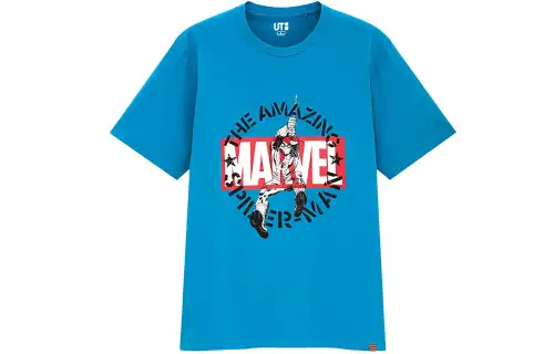 UNIQLO x Kashiwa Sato Letter T Shirt Men's Royal Blue