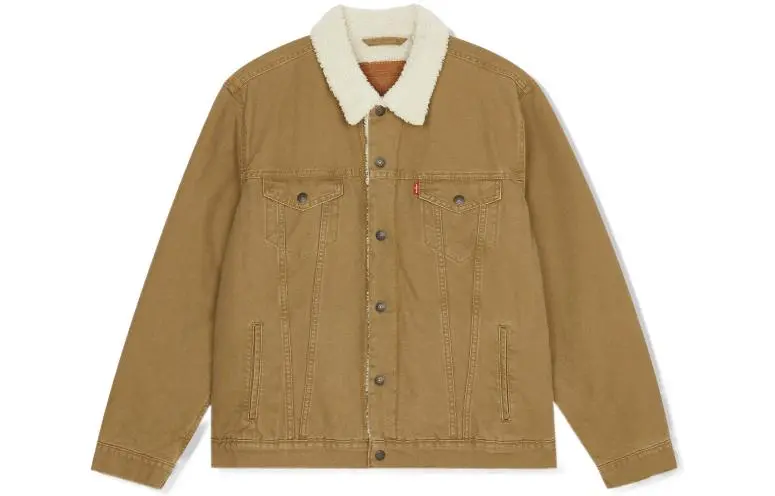 Levi's Jacket Men's Brown Yellow