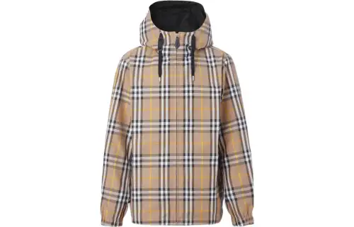 【Previous Season】Stanford reversible plaid hooded jacket