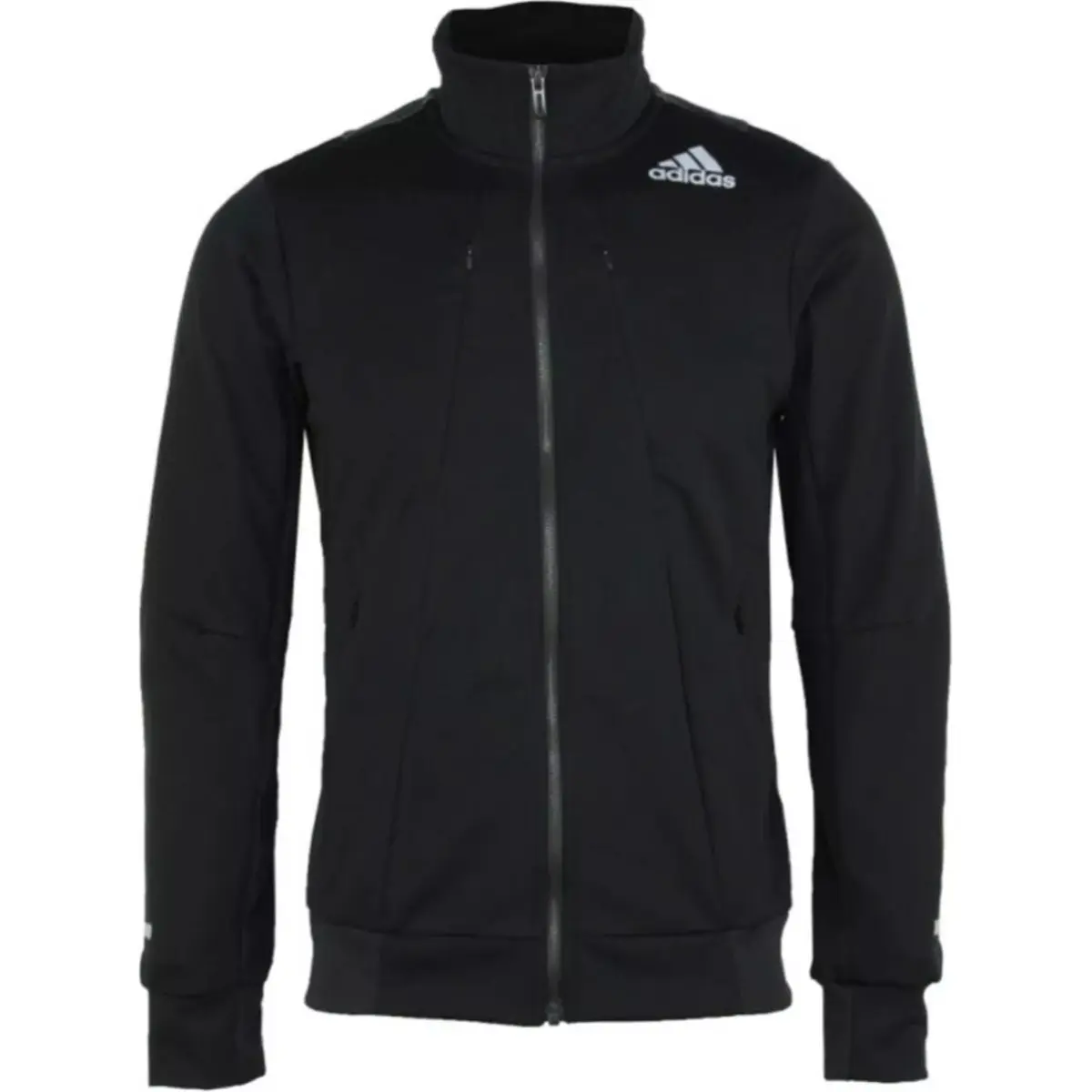 Adidas Jackets Men's Black Stand Collar Moderate Other