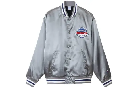 Champion Jackets Men's Baseball Collar Moderate Straight Fit